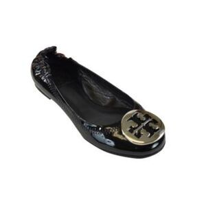 Tory Burch Black Classic Reva Patent Flats 5
